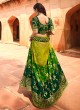 Green Shaded Banarasi Silk Saree