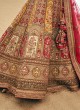 Raw Silk Bridal Wear Lehenga Choli With Net Dupatta