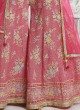 Designer Rani SIlk Palazzo Choli and Dupatta