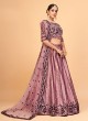 Wedding Wear Peach Lehenga Choli With Dupatta