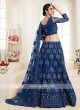 royal blue color lehenga choli