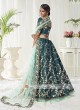 Mulberry Silk Lehenga Choli In Dark Green