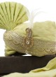 Barati Wear Pista Green Safa In Cotton Silk