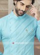 Sky Blue Cotton Kurta Pajama