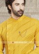 Mustard Yellow Cotton Kurta