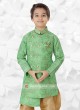 Green & Golden Indo Western For Boys