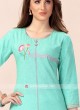 Light Sea Green Cotton Kurti