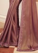 Onion Pink Wedding Wear Saree