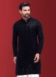 Black And White Peshawari Style Indowestern