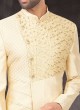 Wedding Indo-Western In Cream Color