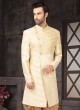 Wedding Indo-Western In Cream Color