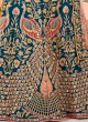 Peacock Embroidery Work Lehenga Choli