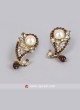Pearl & Diamond Crafted Earrings
