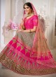 Grey And Pink Lehenga Choli