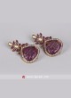 Stylish Purple Earrings