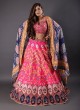 Designer Pink Color Lehenga Choli For Womens