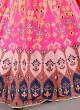 Designer Pink Color Lehenga Choli For Womens