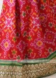 Red And Green Silk Saree