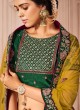 Designer Lehenga Choli In Green Color