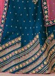 Mustard Yellow Nevy And Blue Lehenga Choli