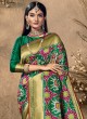 Banarsai Silk Patola Printed Saree