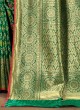 Green Banarasi Silk Traditional Patola Saree