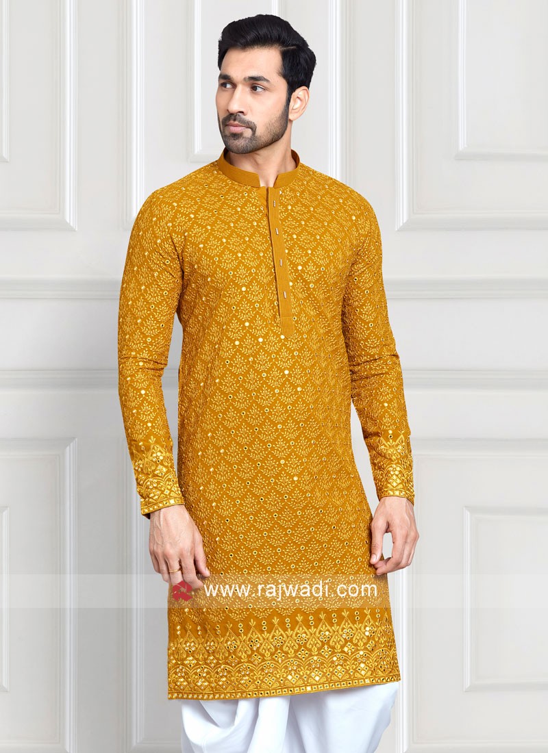 Mustard colour kurtis deals