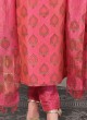 Gajari Pink Color Pant Style Suit