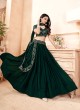 Dark Green Georgette Lehenga Choli