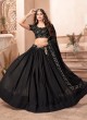 Designer Black Lehenga Choli With Dupatta