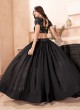 Designer Black Lehenga Choli With Dupatta