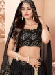 Designer Black Lehenga Choli With Dupatta