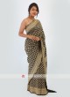 Black Color Chiffon Bandhani Saree