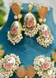 Mesmerizing Designer Necklace with Earrings and Maang tikka