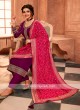 Prachi Desai In Magenta Salwar Kameez