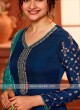 Prachi Desai In Navy Blue Salwar Kameez