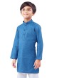 Blue And White Color Kurta Pajama