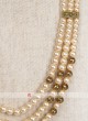 Cream Pearl Wedding Mala