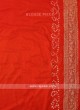 Rani And Orange Bandhani Silk Saree