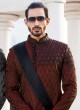 Embroidered Indowestern Set For Men