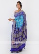 Silk Double Shaded Bandhani Saree