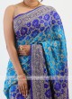 Silk Double Shaded Bandhani Saree