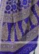Silk Double Shaded Bandhani Saree