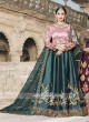 Wedding Satin Lehenga Choli with Dupatta