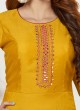 Mustard Yellow Anarkali Suit For Wedding