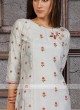 Soft Silk Kurti In White