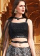 Gajji Silk fabric Lehenga In Black Color