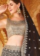 Sequins Work Black Color Lehenga Choli