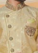 Brocade Silk Indowestern For Men