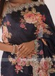 Black Chiffon Silk Saree